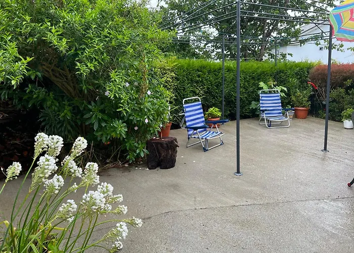 De Pascualin Con Jardin Privado En Ortigueira Appartamento La Coruña